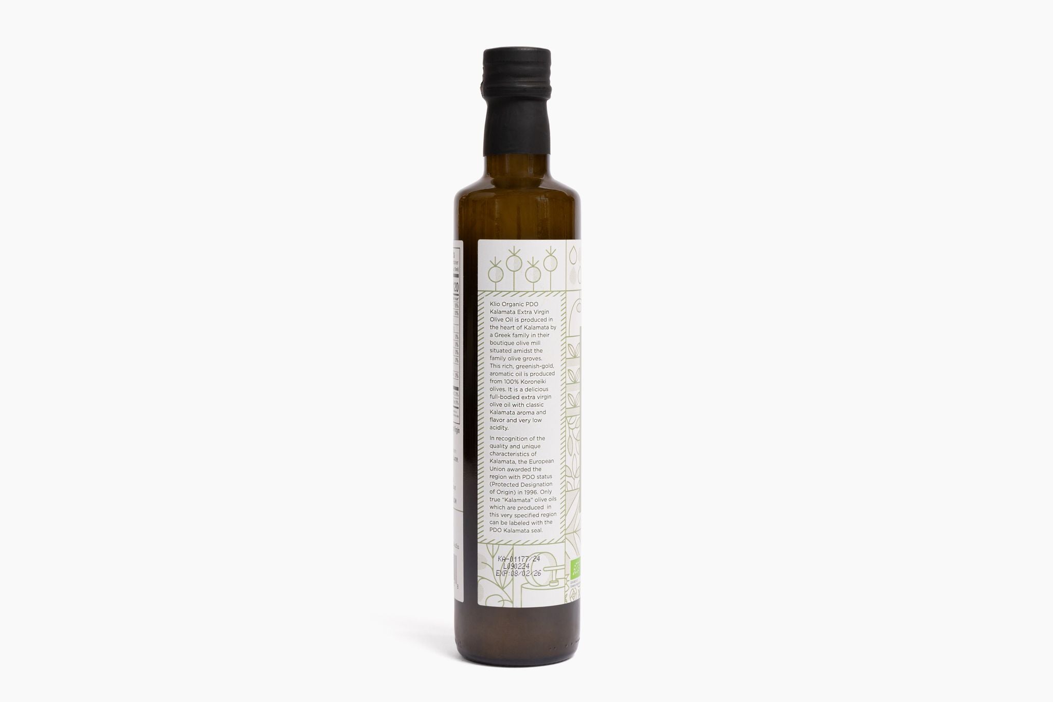 Organic Greek Extra Virgin Olive Oil (500ml/16.9 fl oz) | Klio Tea